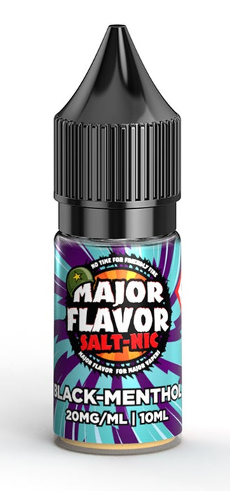 Black Menthol Nic Salt by Major Flavor
