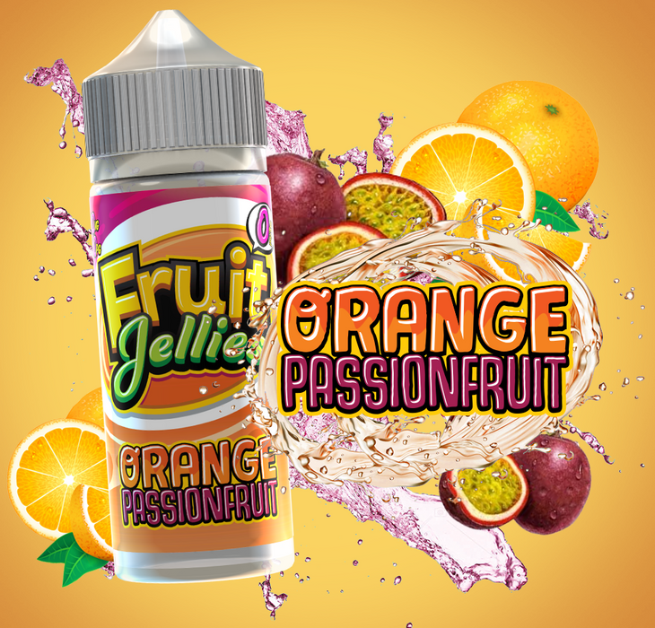 Orange Passion fruit E Liquid by Fruit Jellies